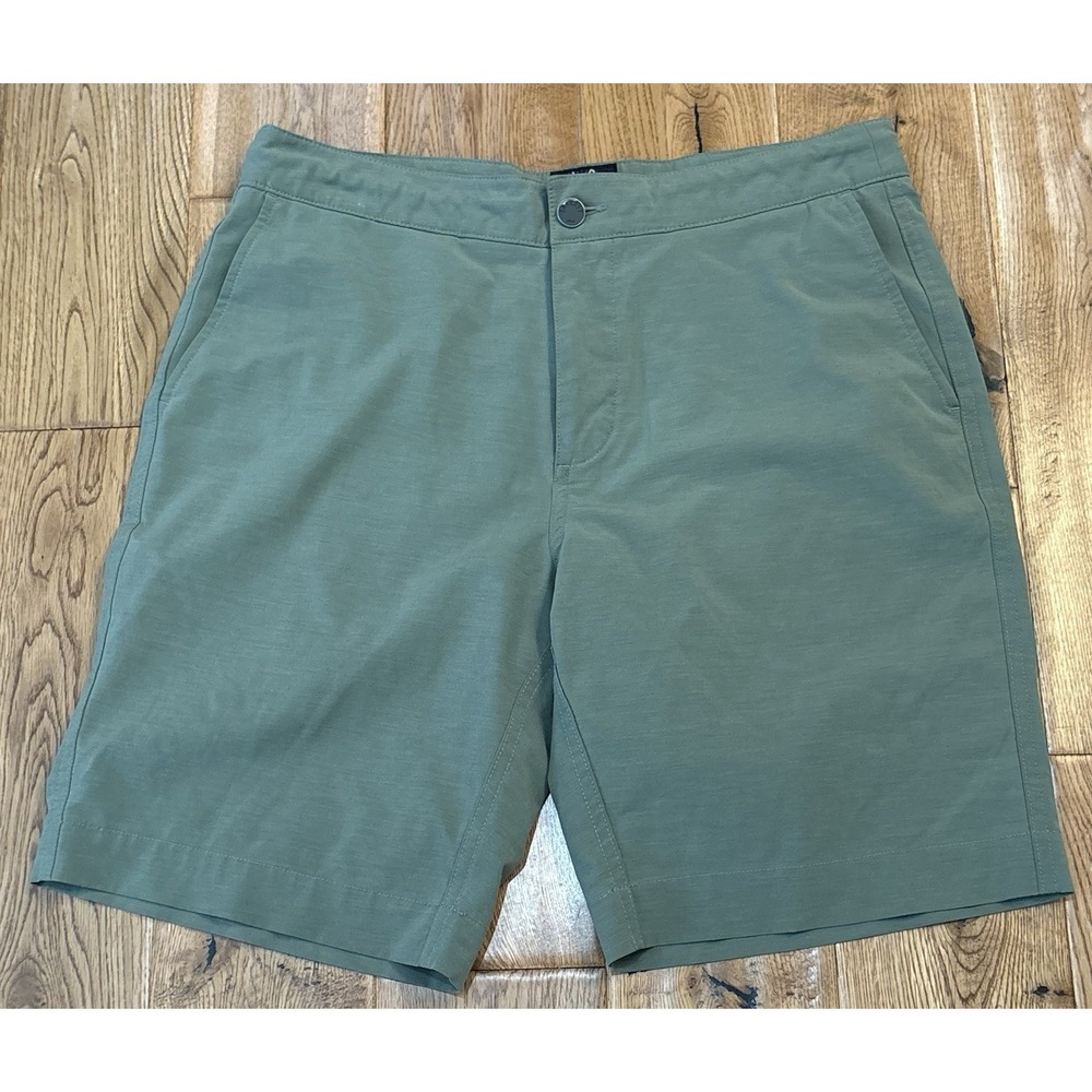 Faherty Men's All Day Shorts Green 32 9"